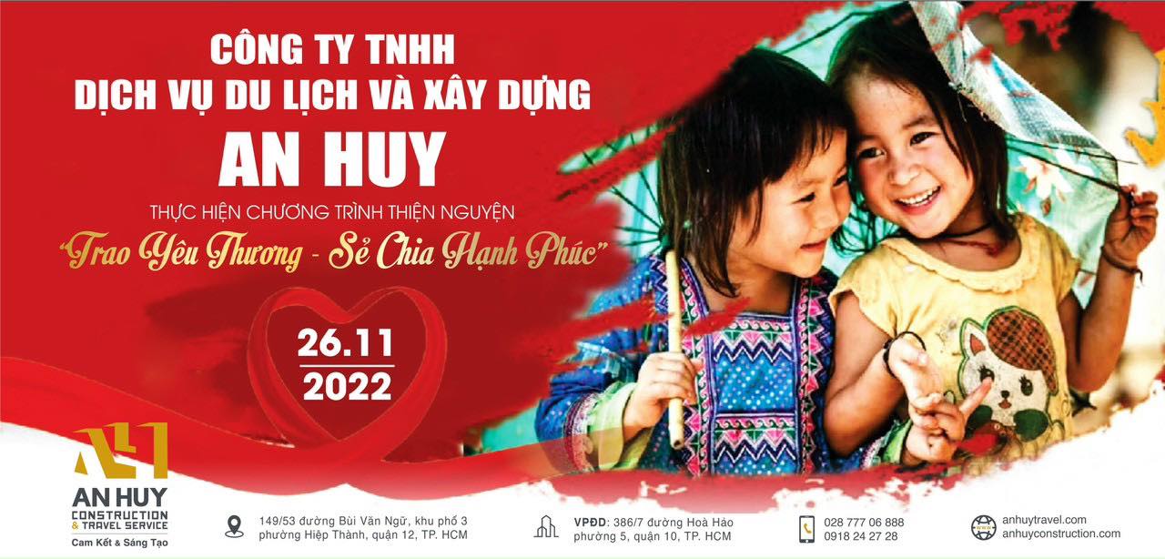 CHƯƠNG TRÌNH THIỆN NGUYỆN " TRAO YÊU THƯƠNG - SẺ CHIA HẠNH PHÚC"